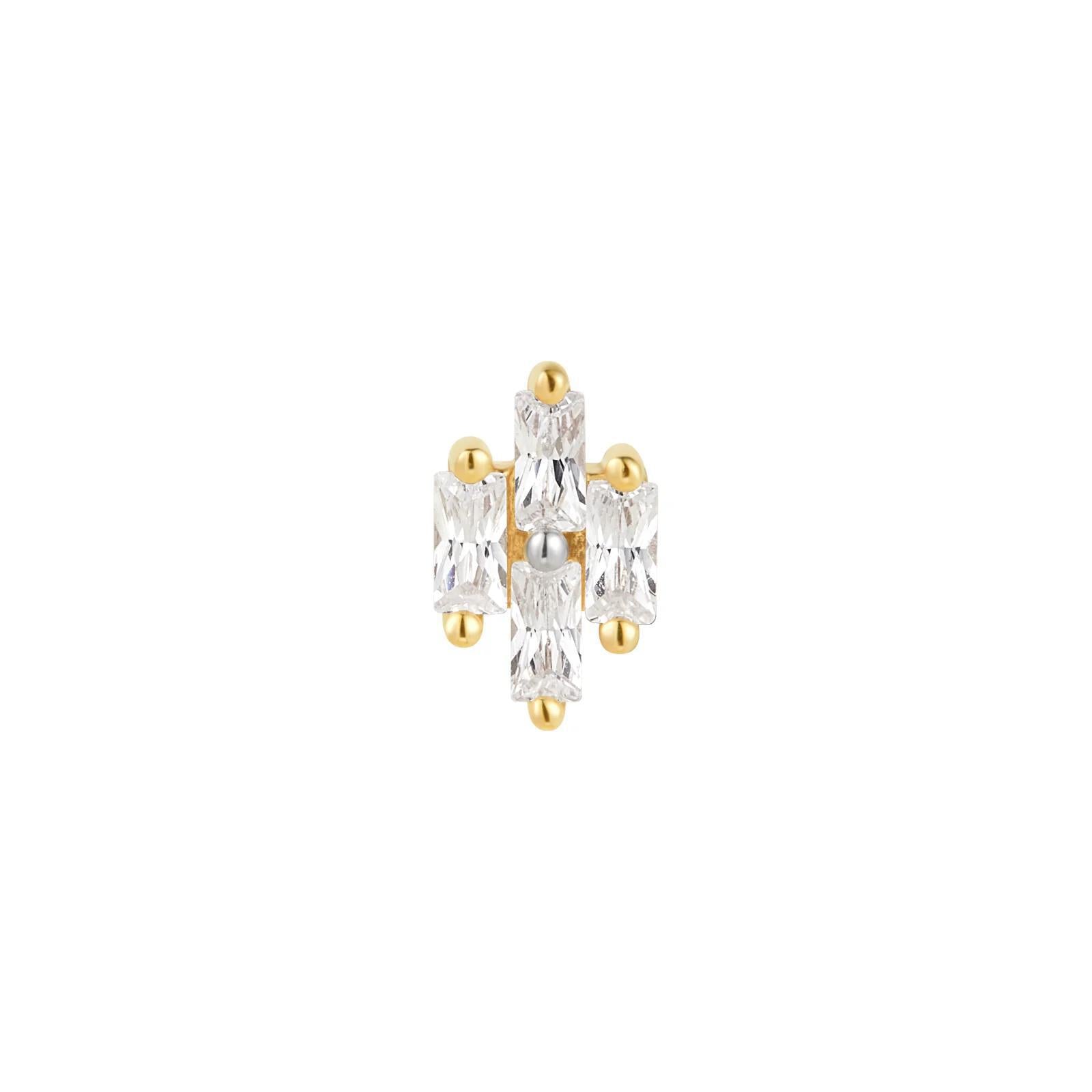 Buddha | 14k gold | Fate | Clear CZ