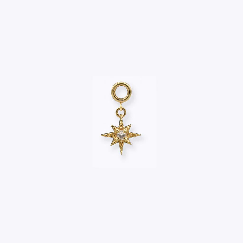 Tether | 14k gold | Elendres Pendant | Diamond
