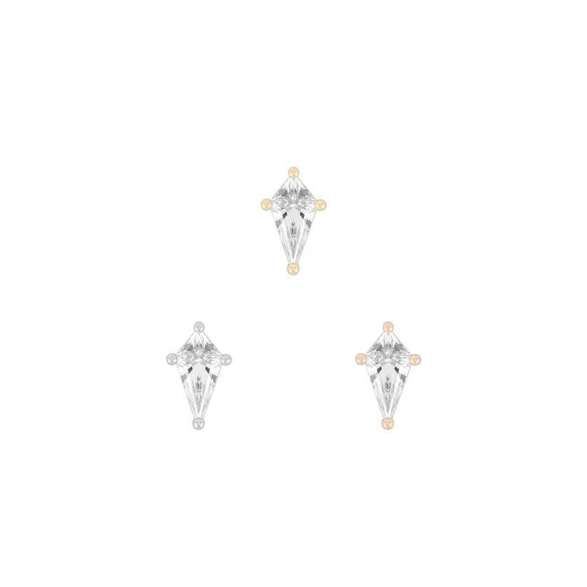 Buddha | 14k Gold | Nolita Threadless End | Cubic Zirconia
