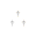 Buddha | 14k Gold | Nolita Threadless End | Cubic Zirconia