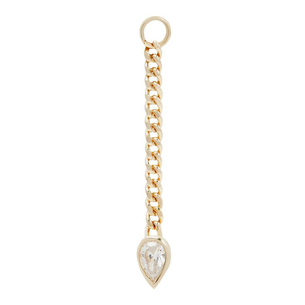 Buddha | 14k gold | Painkiller Charm | Swarovski Crystal CZ