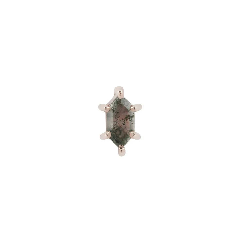 Buddha | 14k gold | Oh Hell Yes! | Moss Agate
