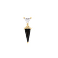 Buddha | 14k gold | Daring | Black Spinel + CZ