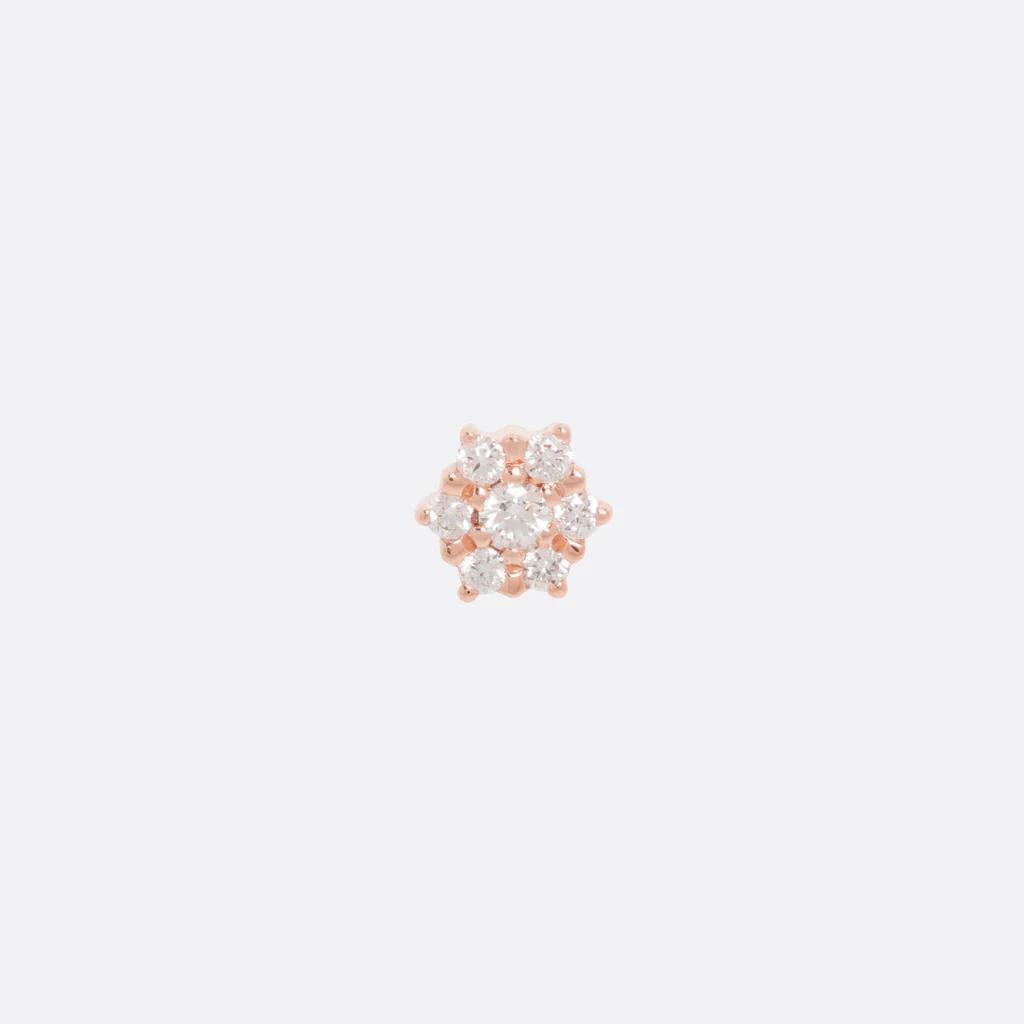 Tether | 14k gold | Peony | Diamond