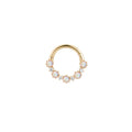 Buddha | 14k gold | Ariana | Rainbow Moonstone + CZ