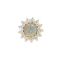 Buddha | 14k gold | Delphine | Australian Opal + CZ