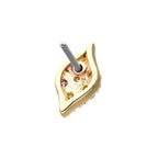 Invictus | 14k gold | Rhombus Shape | CZ