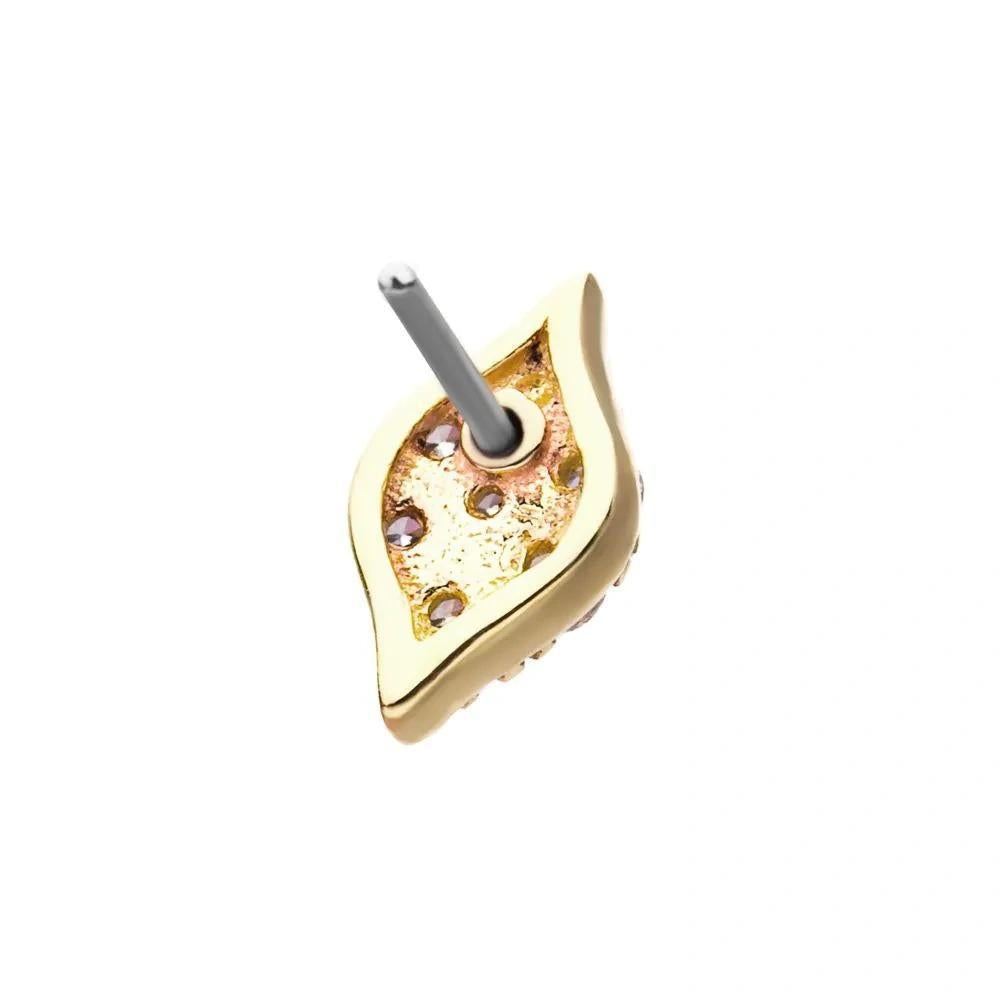 Invictus | 14k gold | Rhombus Shape | CZ