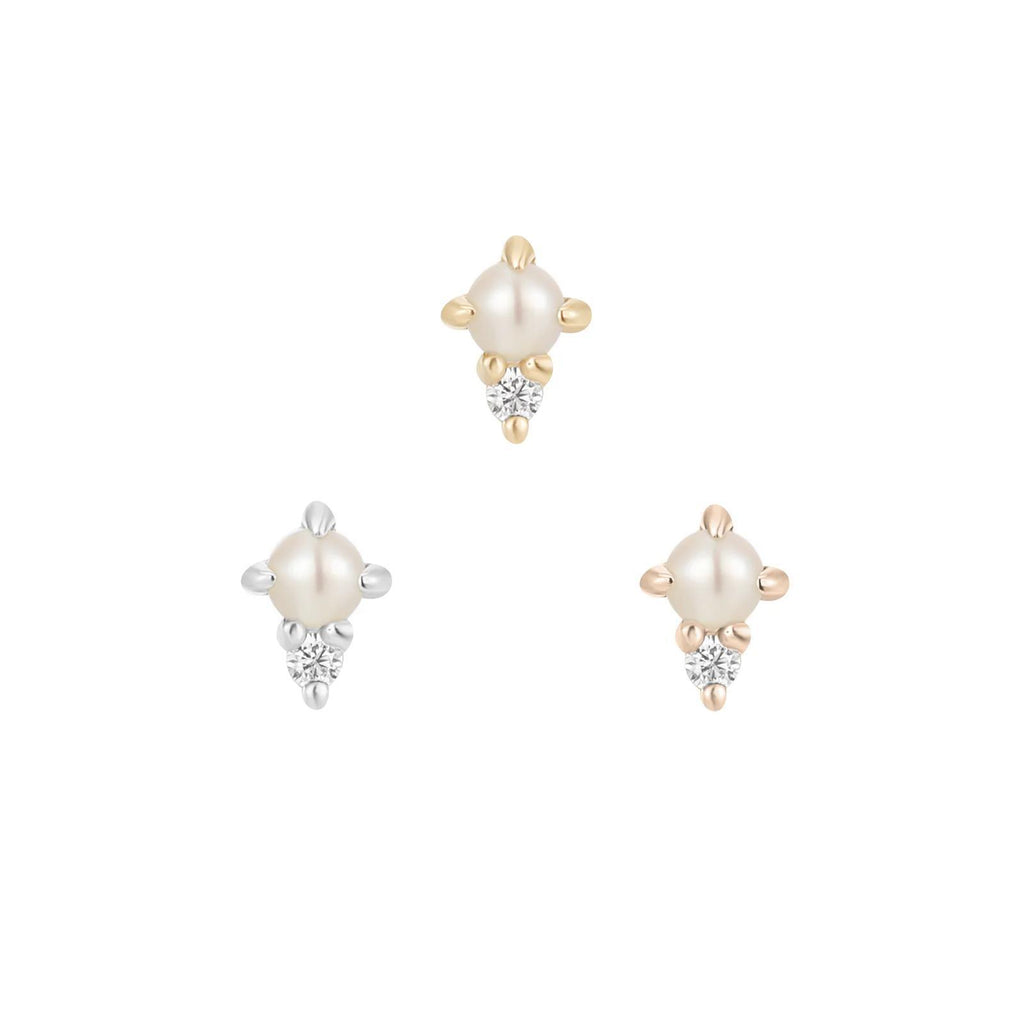 Buddha | 14k gold | The Light | Freshwater Pearl + CZ