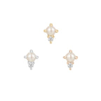 Buddha | 14k gold | The Light | Freshwater Pearl + CZ