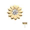 Invictus | 14k gold | Sunflower | CZ