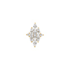 Buddha | 14k gold | Celebration | Clear CZ