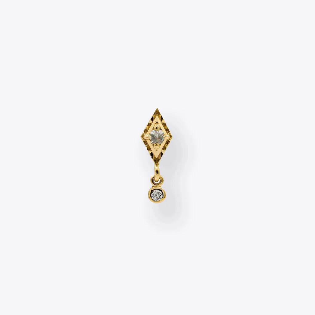 Tether | 14k gold | Dyna Drop | Diamond