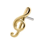 Invictus | 14k gold | Treble Clef