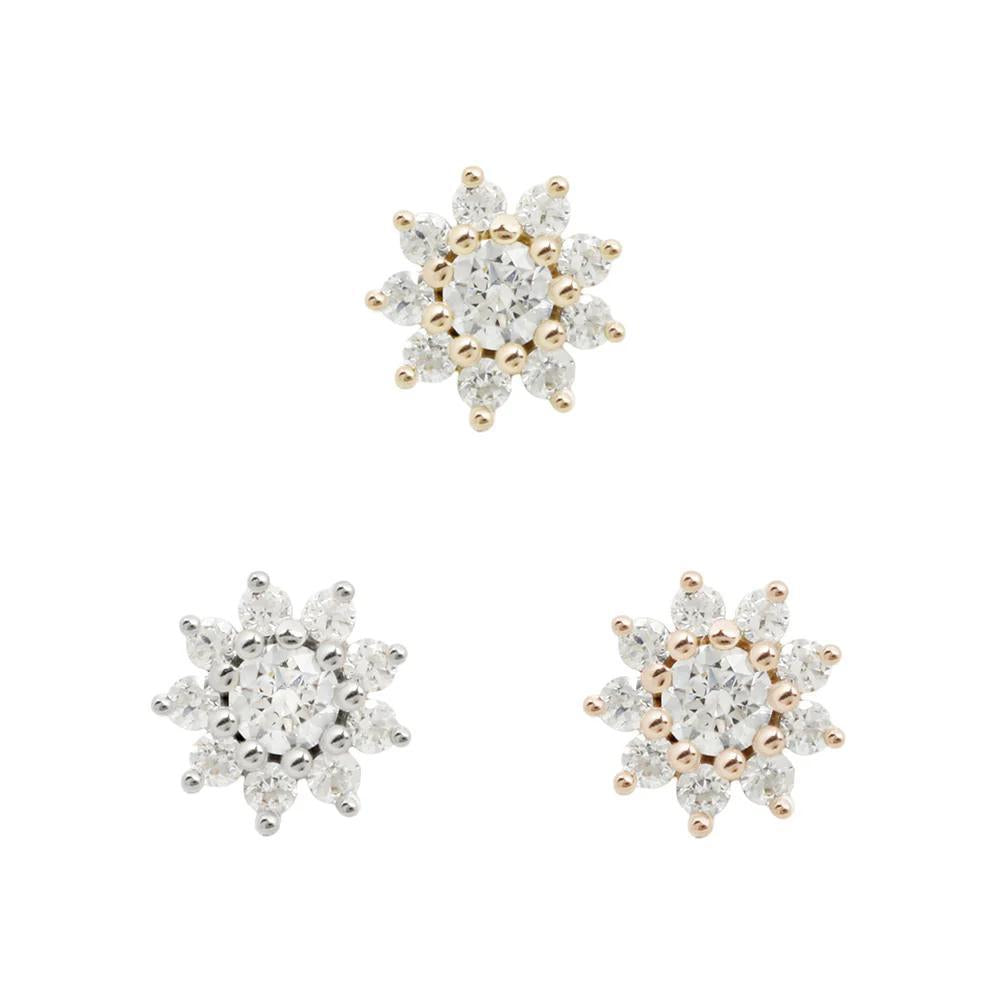 Buddha | 14k gold | Eloise | Clear CZ