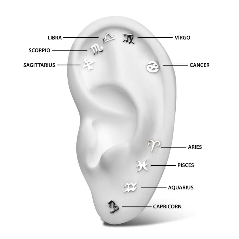 Invictus | 14k white gold | Zodiac Signs