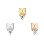 Buddha | 14k gold | Rhodes | White Diamond