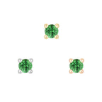Buddha | 14k gold | Prong | Tsavorite