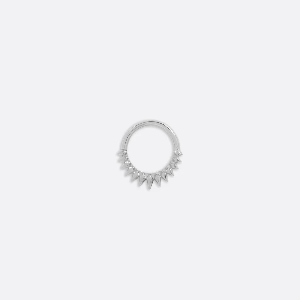 Tether | 14k gold | Petite Pyramid Seam Ring