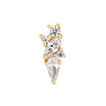 Buddha | 14k gold | Visionary | Clear CZ