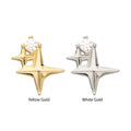Invictus | 14k gold | Prong Set Double Celestial Star | CZ