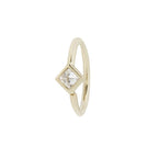 Buddha | 14k gold | Mae Seam Ring | CZ