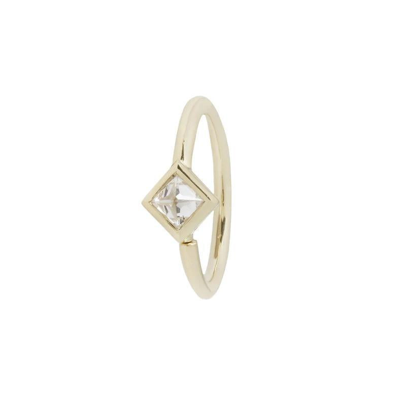 Buddha | 14k gold | Mae Seam Ring | CZ