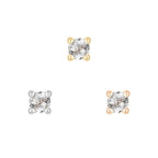 Buddha | 14k gold | Prong | Aquamarine