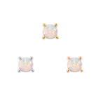 Buddha | 14k gold | Prong | Opal