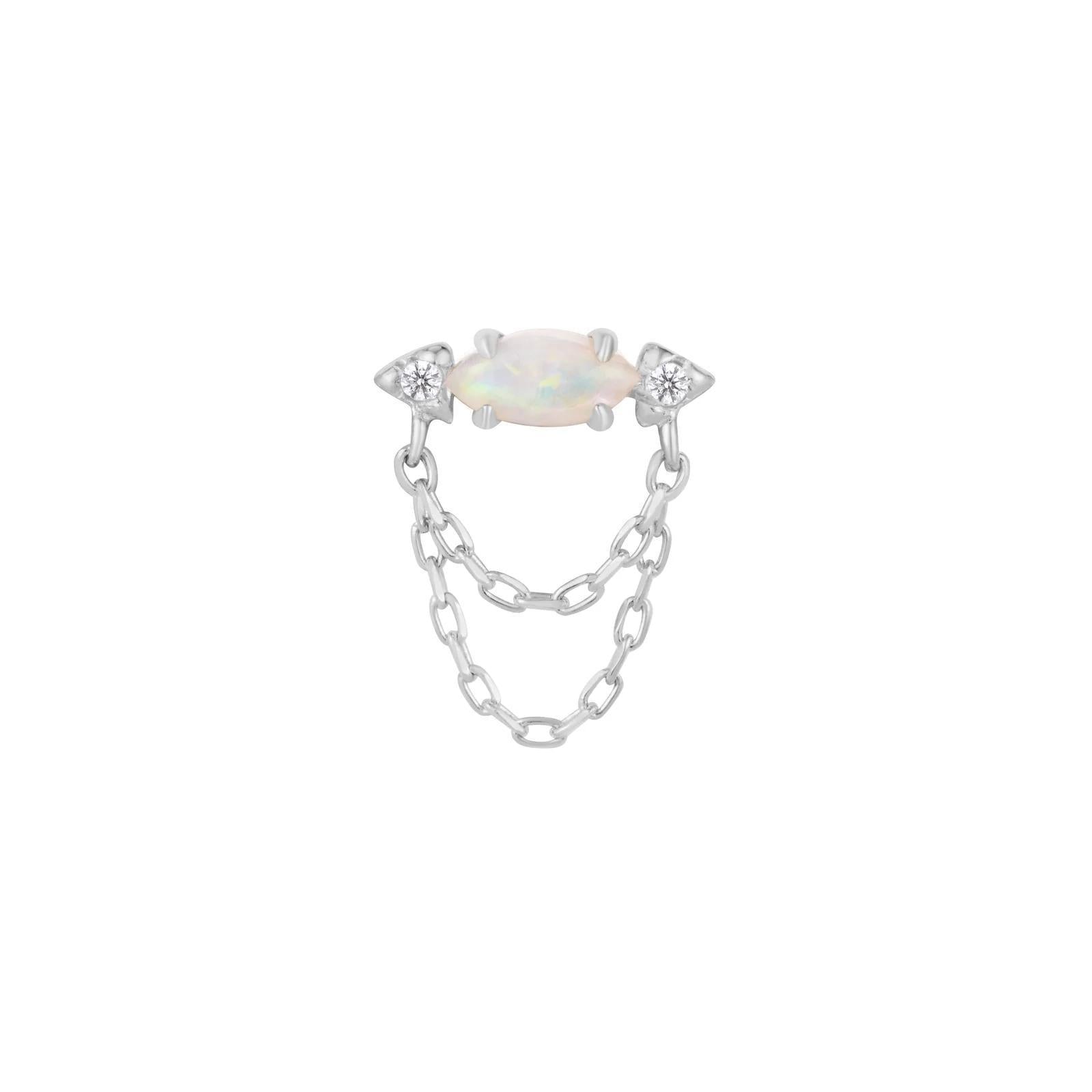 Buddha | 14k gold | Limitless | Australian Opal + CZ