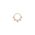Buddha | 14k Gold | Gilty Pleasure Clicker | Pink Tourmaline + Diamond