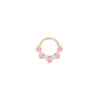 Buddha | 14k Gold | Gilty Pleasure Clicker | Pink Tourmaline + Diamond