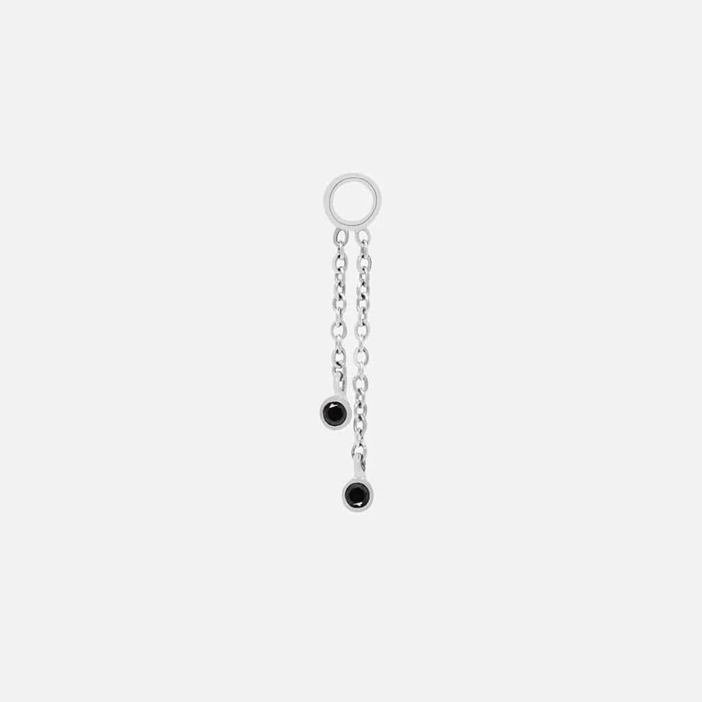 Tether | 14k gold | Gemmed Cascade 2 | Black Diamond