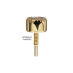 Invictus | 14k gold | Milgrain Edge Gem | CZ