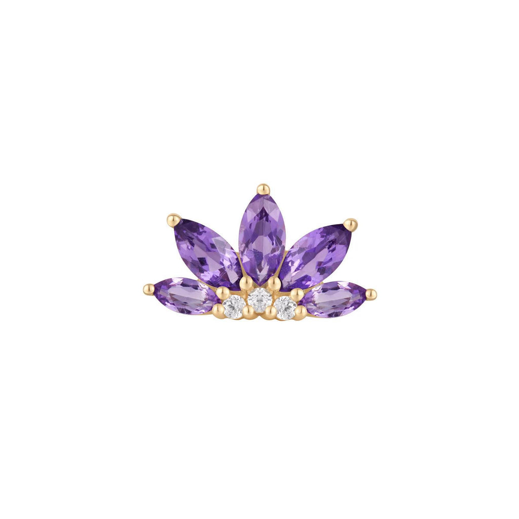 Buddha | 14k gold | Valentina | Amethyst