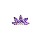 Buddha | 14k gold | Valentina | Amethyst