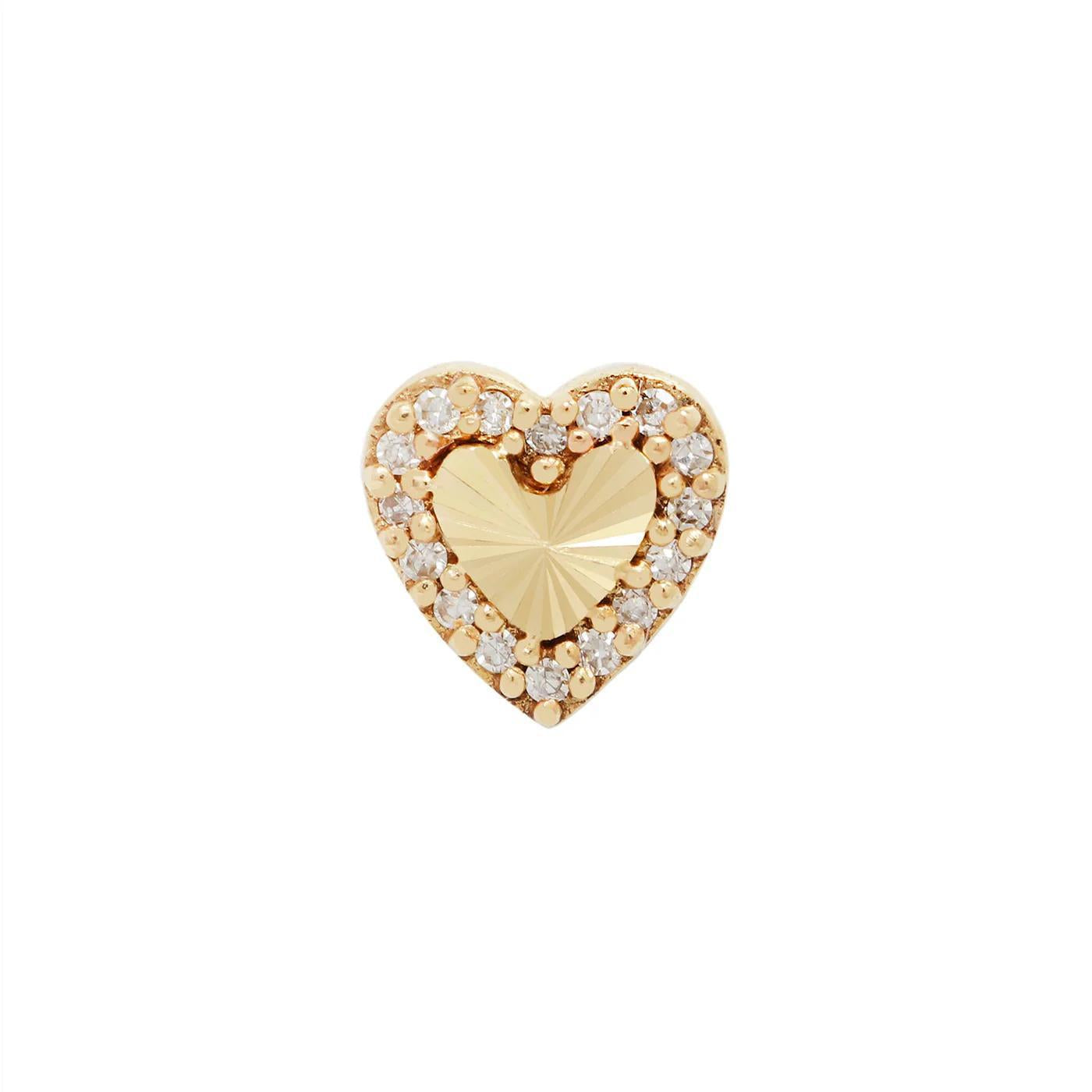 Buddha | 14k gold | Rebel Heart | White Diamond