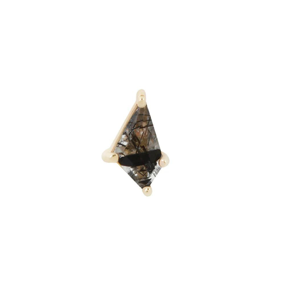 Buddha | 14k gold | Limelight | Tourmalated Quartz