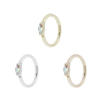 Buddha | 14k gold | Zuri Seam Ring | Mercury Mist Topaz