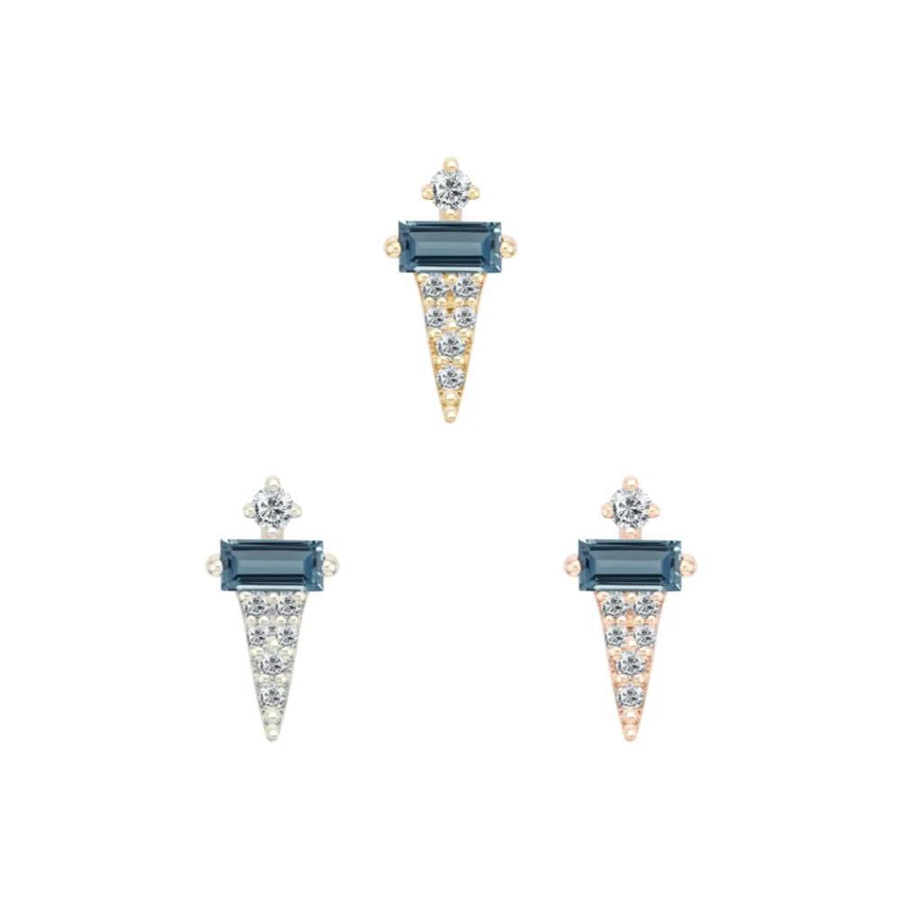 Buddha | 14k gold | Dystrikt | London Blue Topaz