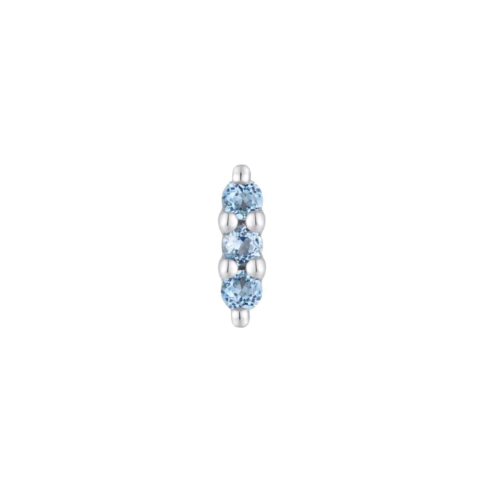 Buddha | 14k gold | Mishka 3 | London Blue Topaz