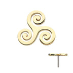 Invictus | 14k gold | Triskelion