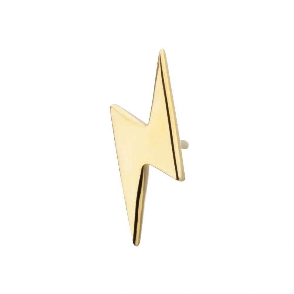 Invictus | 14k gold | Lightning Bolt