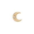 Buddha | 14k gold | Moonshine | Satin Finish | Swarovski Crystal CZ