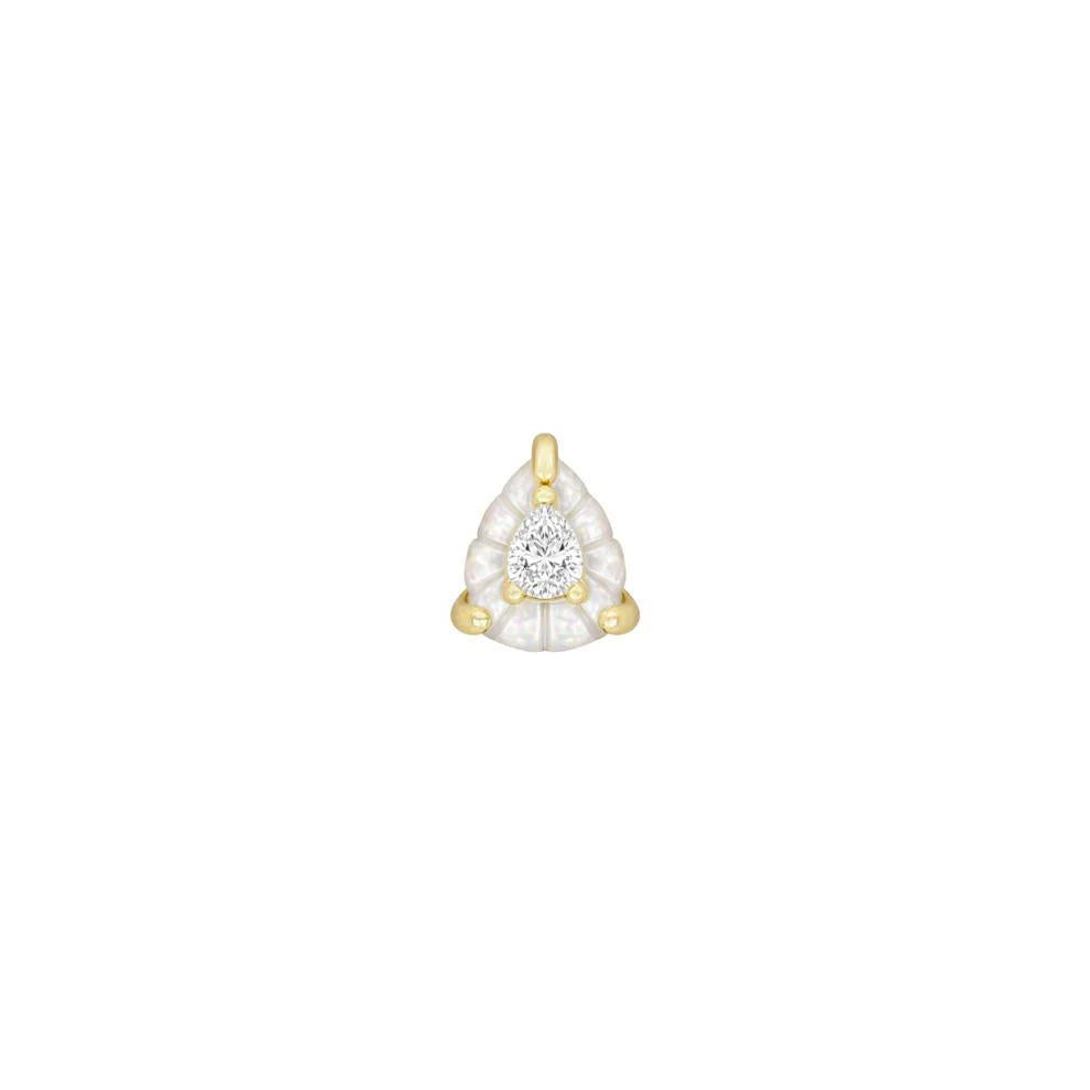 Buddha | 14k gold | Sintra | Mother of Pearl + CZ