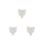 Buddha | 14k gold | Heart | Rainbow Moonstone