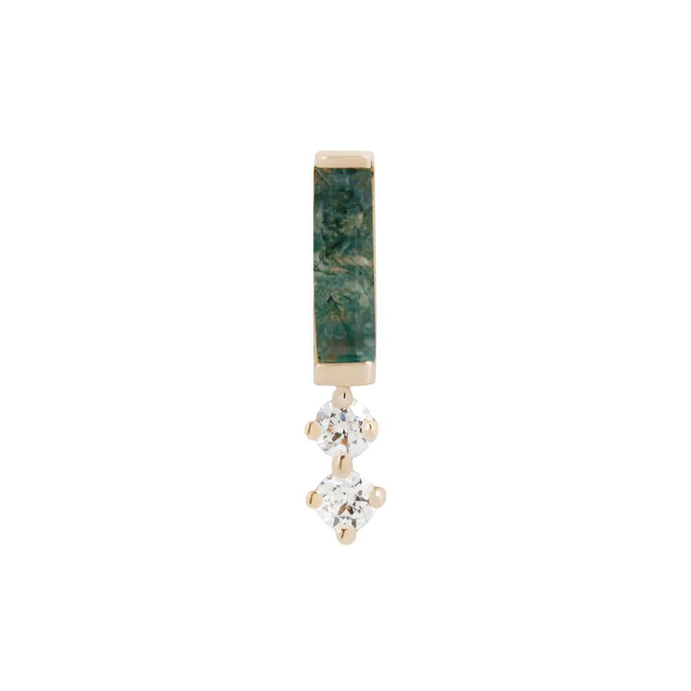 Buddha | 14k gold | Crave | Moss Agate