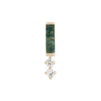 Buddha | 14k gold | Crave | Moss Agate