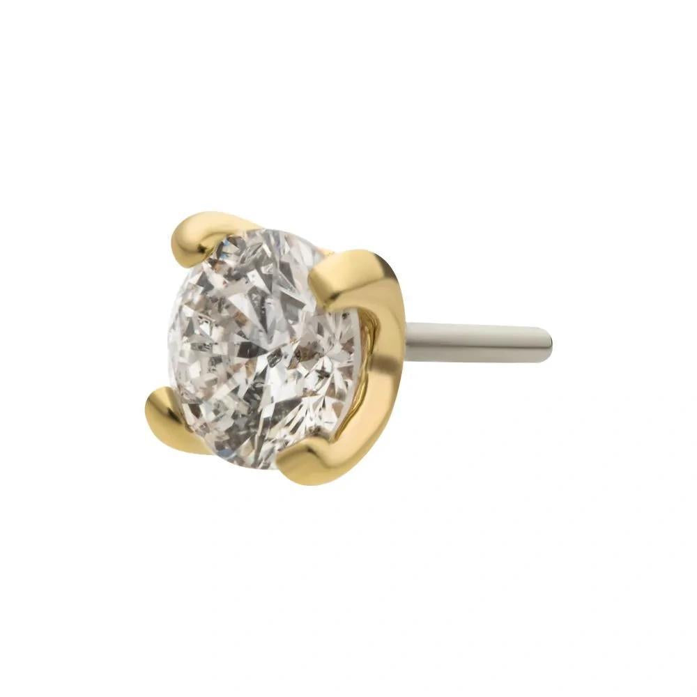 Invictus | 14k gold | Prong | Lab-Grown Diamond