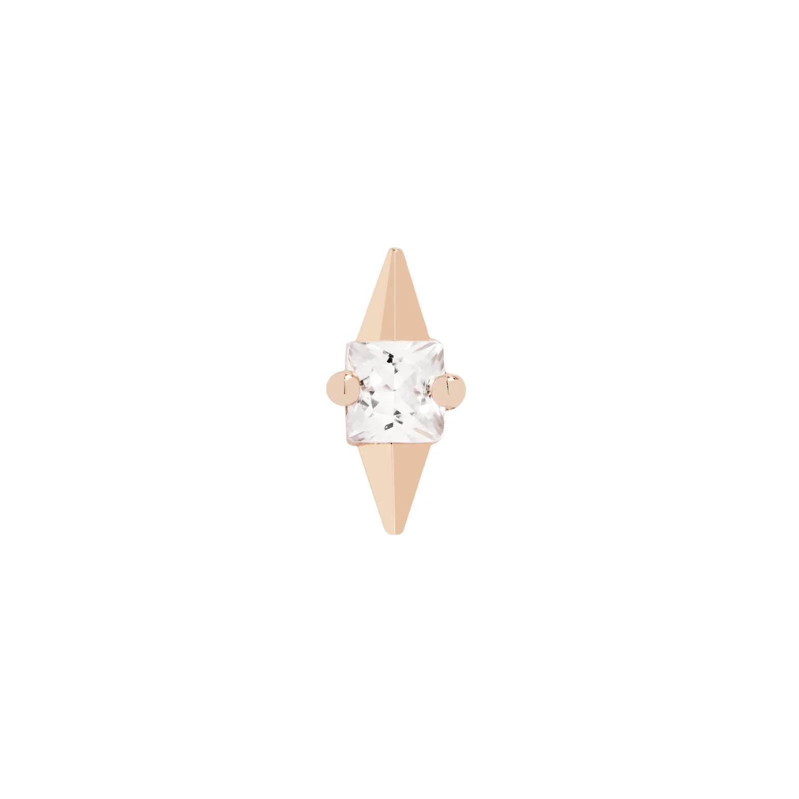 Buddha | 14k gold | Elemental | Clear CZ